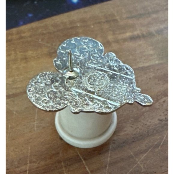 Walt Disney Minnie Mouse Nerd Hidden Mickey Trading Pin Glasses Authentic - Picture 3 of 5
